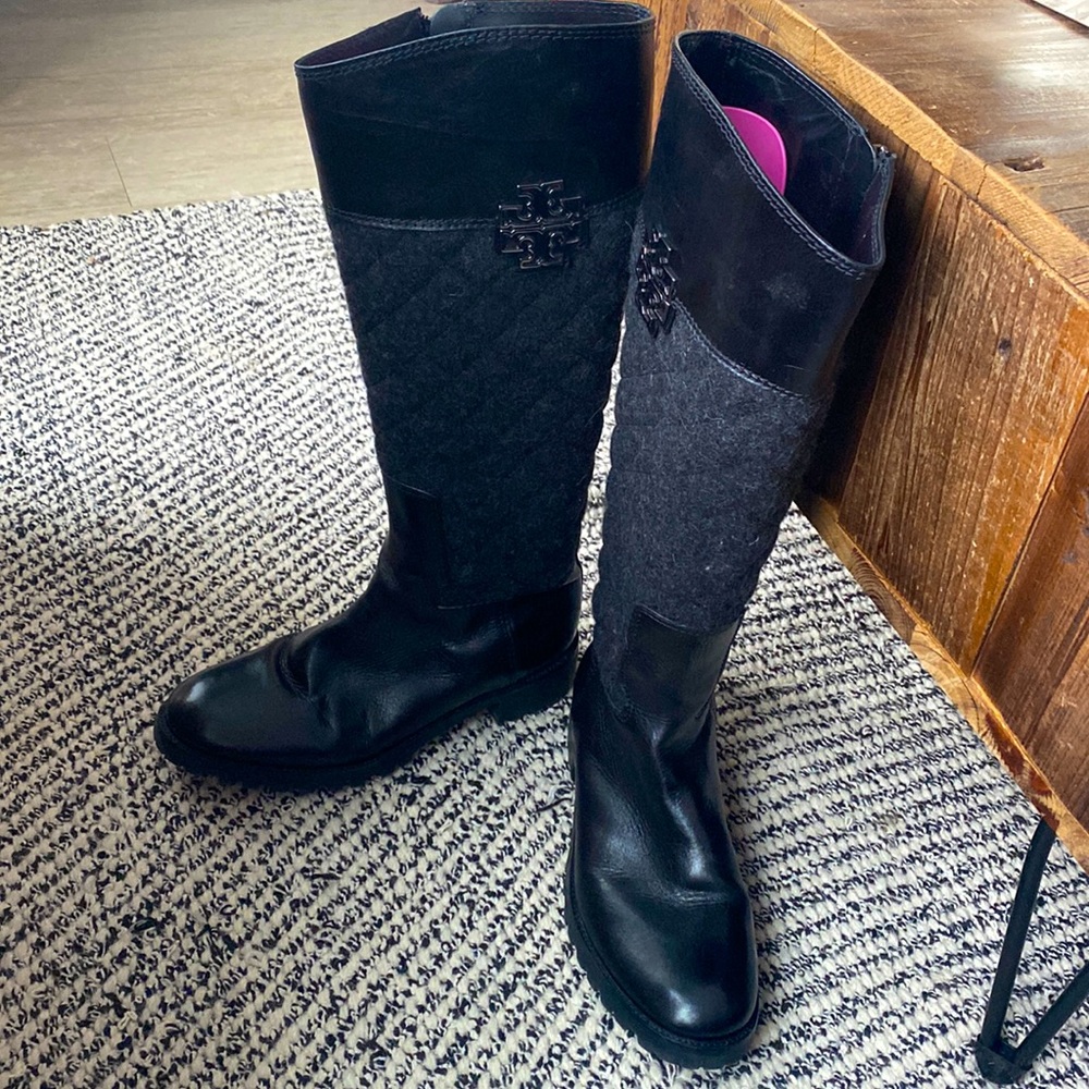 Tory Burch Melinda Quilted Riding Boot